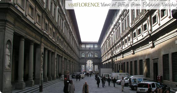 galleries. View of Uffizi