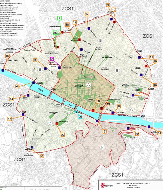 The ZTL in Florence Restricted Traffic Zone in Florence