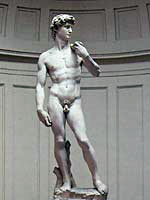 Michelangelo's David at the Accademia Gallery